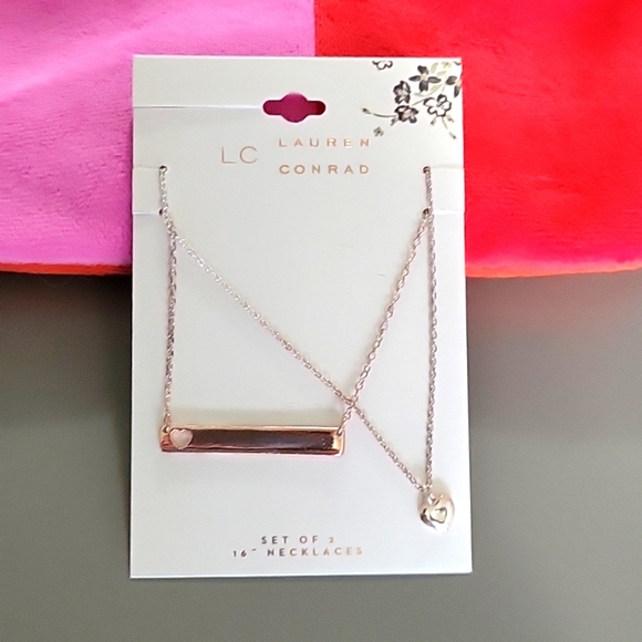 LC Lauren Conrad Jewelry - Set of 2/16" necklaces